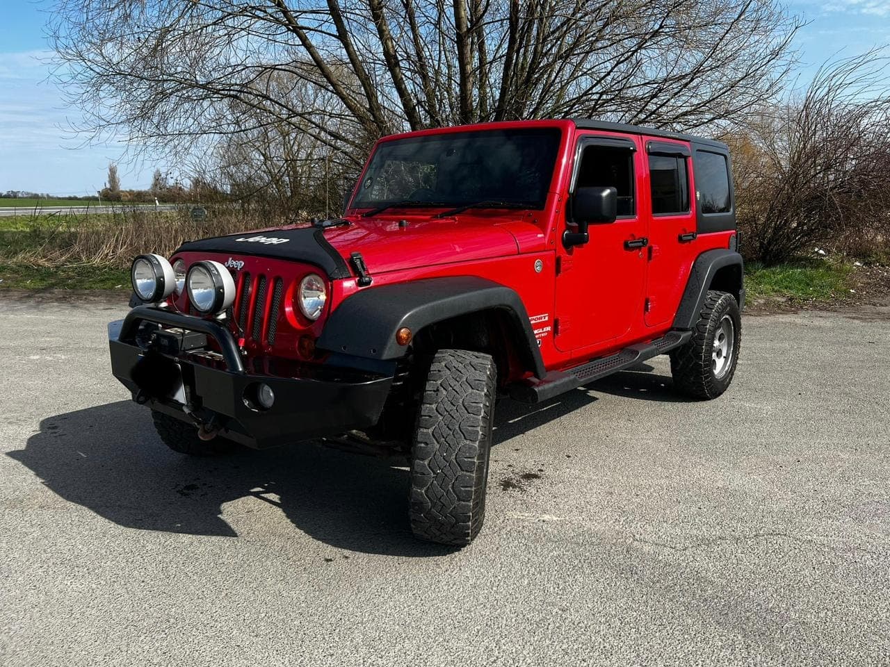 2011 Jeep Wrangler in Red